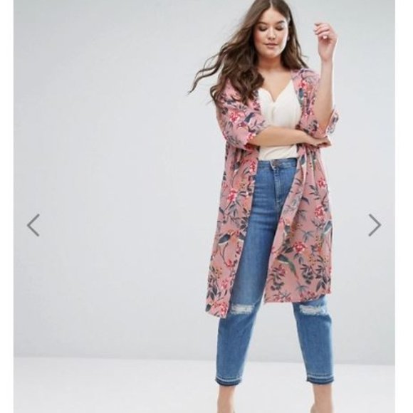 ASOS CURVE New Look Curve Lightweight Duster - Picture 3 of 5